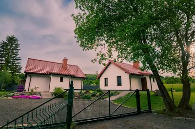 Budynek, w którym mieści się dom wakacyjny