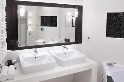 Łazienka w obiekcie Hotel Mikulski