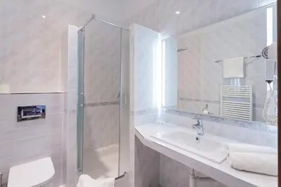 Łazienka w obiekcie Hotel Mikulski