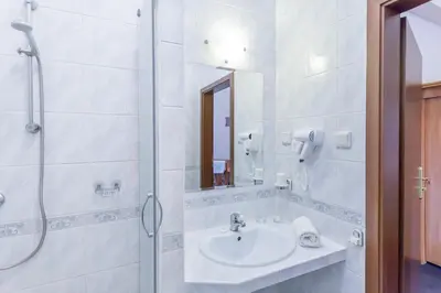Łazienka w obiekcie Hotel Mikulski