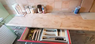 Kuchnia lub aneks kuchenny w obiekcie APARTAMENT MILKA w Dusznikach Zdroju