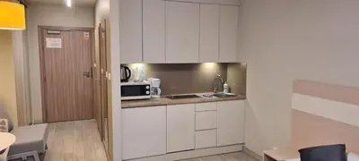Kuchnia lub aneks kuchenny w obiekcie Apartament Czarna Góra S25