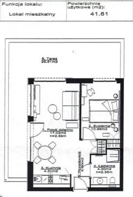 Plan piętra w obiekcie Apartament Czarna Góra NATALIA