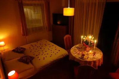 Łóżko lub łóżka w pokoju w obiekcie Apartamenty u Ani