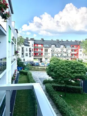 Budynek, w którym mieści się apartament
