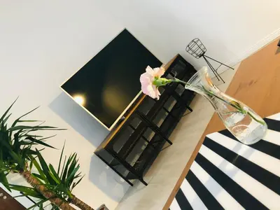 Telewizja i/lub zestaw kina domowego w obiekcie Apartament Akademia