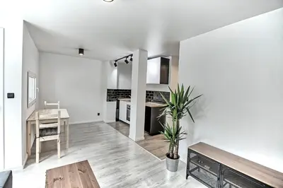 Kuchnia lub aneks kuchenny w obiekcie Apartament Akademia