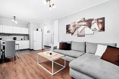 Kuchnia lub aneks kuchenny w obiekcie Apartment Wroclaw Sikorskiego with FREE GARAGE by Renters Prestige