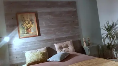 Łóżko lub łóżka w pokoju w obiekcie Apartament Margaret Twardogóra