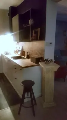 Kuchnia lub aneks kuchenny w obiekcie Apartament Margaret Twardogóra