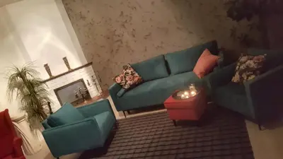 Część wypoczynkowa w obiekcie Apartament Margaret Twardogóra