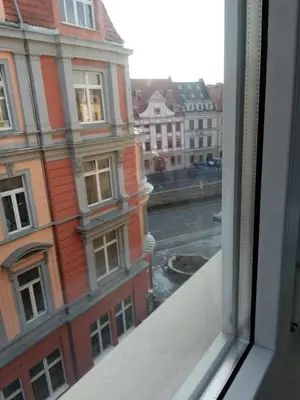 Widok na miasto Wrocław z tego apartamentu