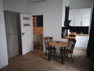 Kuchnia lub aneks kuchenny w obiekcie Solaris Apartments Self-Check-In