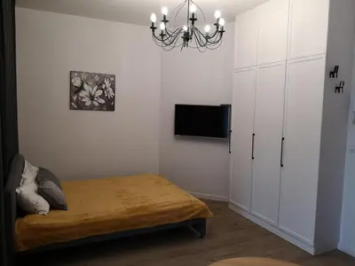 Łóżko lub łóżka w pokoju w obiekcie Solaris Apartments Self-Check-In
