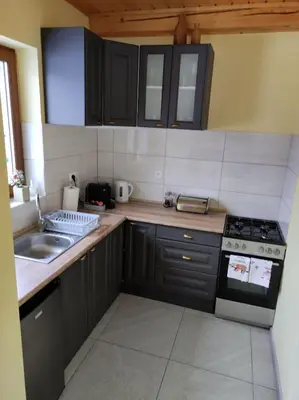 Kuchnia lub aneks kuchenny w obiekcie Górskie Zacisze Kamienica