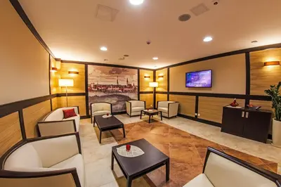 Część wypoczynkowa w obiekcie Hotel Skarbek