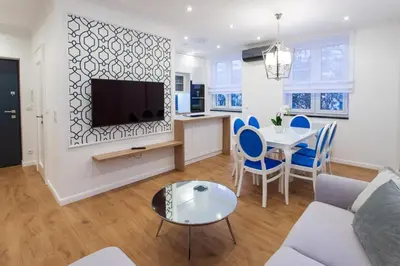 Telewizja i/lub zestaw kina domowego w obiekcie Apartament w samym sercu Opola 3