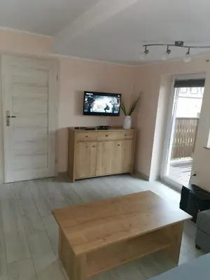 Telewizja i/lub zestaw kina domowego w obiekcie Nad Strumykiem max