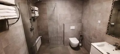 Łazienka w obiekcie Noclegi Szymrych