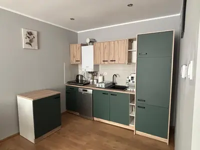 Kuchnia lub aneks kuchenny w obiekcie Apartament u Wojtusia