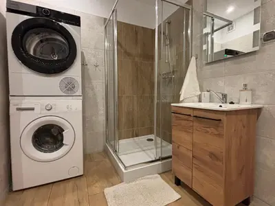 Łazienka w obiekcie Apartament u Wojtusia