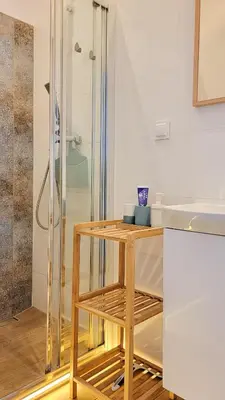 Łazienka w obiekcie Apartament Za Murami Gliwice