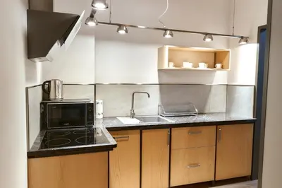 Kuchnia lub aneks kuchenny w obiekcie LAGUNA Apartament 7 Willa Maria