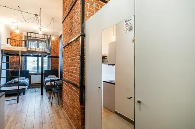 Kuchnia lub aneks kuchenny w obiekcie Apartamenty loftowe blisko Rynku