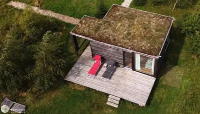 Ogród w obiekcie BioDomek, naturalny dom z przepięknymi widokami na góry