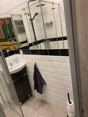 Łazienka w obiekcie Apartament Wrocławska blisko zamku Książ