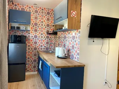 Kuchnia lub aneks kuchenny w obiekcie Lemuria Apartament Szkolna centrum