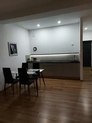 Kuchnia lub aneks kuchenny w obiekcie Apartamenty Lawendowy Zakątek 5