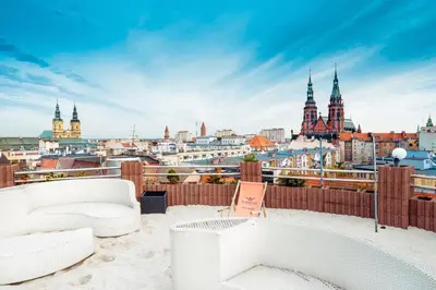 Widok na miasto Legnica z tego hotelu