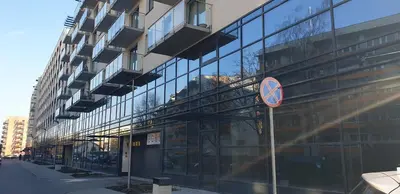 Budynek, w którym mieści się apartament