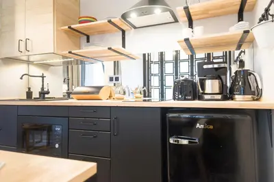 Kuchnia lub aneks kuchenny w obiekcie Apartamenty Słoneczna Polana, MyWeek