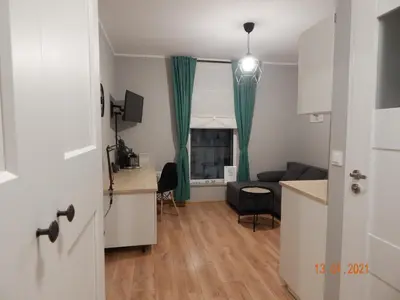 Telewizja i/lub zestaw kina domowego w obiekcie Przystanek Opole - MIKROAPARTAMENTY