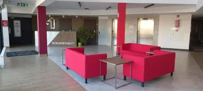 Część wypoczynkowa w obiekcie Przystanek Opole - MIKROAPARTAMENTY