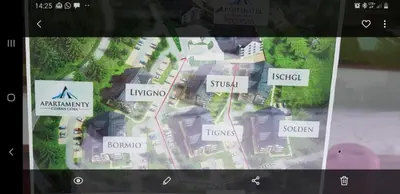 Plan piętra w obiekcie Apartament 25 Czarna Góra nr 5 Ischgl
