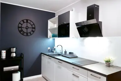 Kuchnia lub aneks kuchenny w obiekcie LAGUNA Apartament Polanica Residence 13 z garażem -SPA