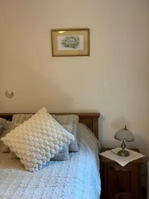 Łóżko lub łóżka w pokoju w obiekcie Pensjonat Alpejski Dwór
