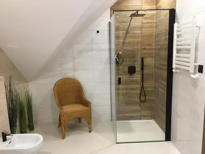 Łazienka w obiekcie Apartament nad Jeziorem Nyskim
