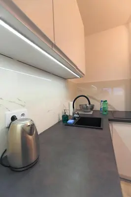 Kuchnia lub aneks kuchenny w obiekcie KDRO Apartment Szewska Rynek