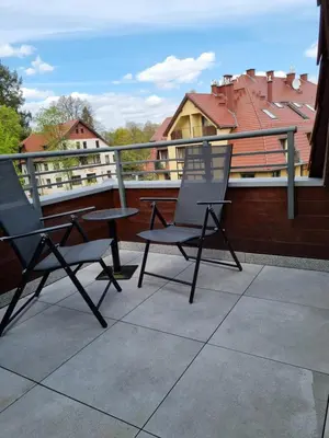Balkon lub taras w obiekcie LAGUNA Apartament 