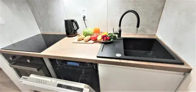 Kuchnia lub aneks kuchenny w obiekcie Apartament Altheide