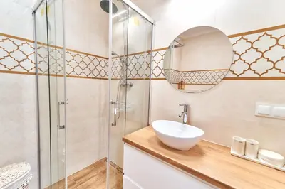 Łazienka w obiekcie LAGUNA 11 Apartament z Kwiatami