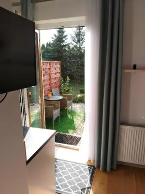 Telewizja i/lub zestaw kina domowego w obiekcie Willa Jodła