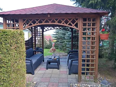 Ogród w obiekcie Bursztynowy Apartament