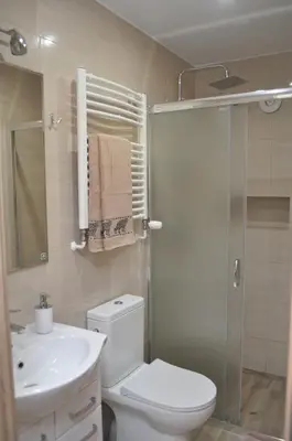 Łazienka w obiekcie Bursztynowy Apartament