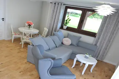 Część wypoczynkowa w obiekcie Apartament Bystrzyca Kłodzka