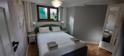 Łóżko lub łóżka w pokoju w obiekcie Apartament Bystrzyca Kłodzka